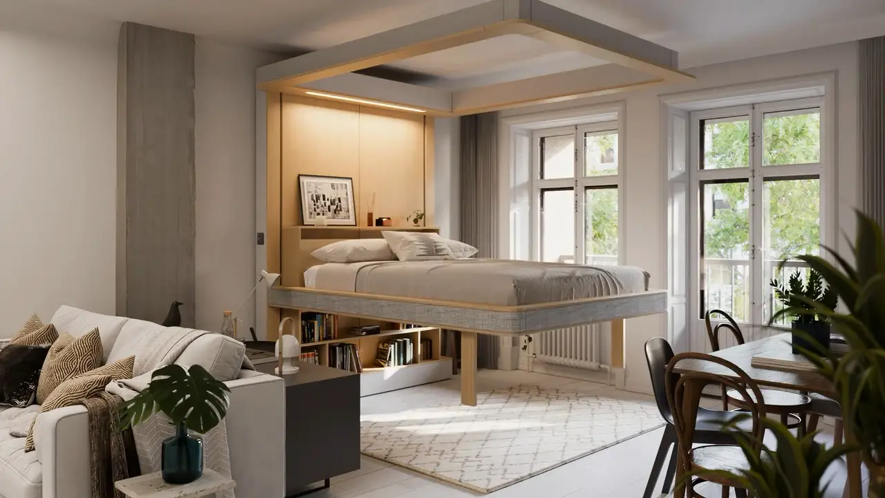 机器人墙让小公寓变大，ORI 创新设计引领行业潮流-9