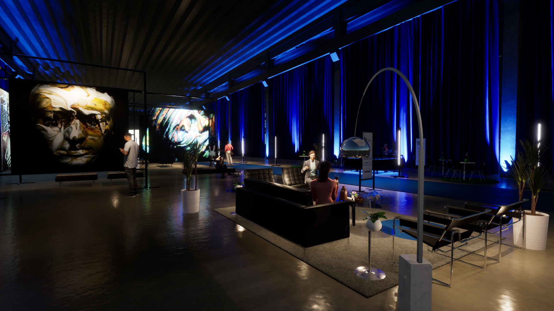 Cenografia Allergan Tátil lançamento-11