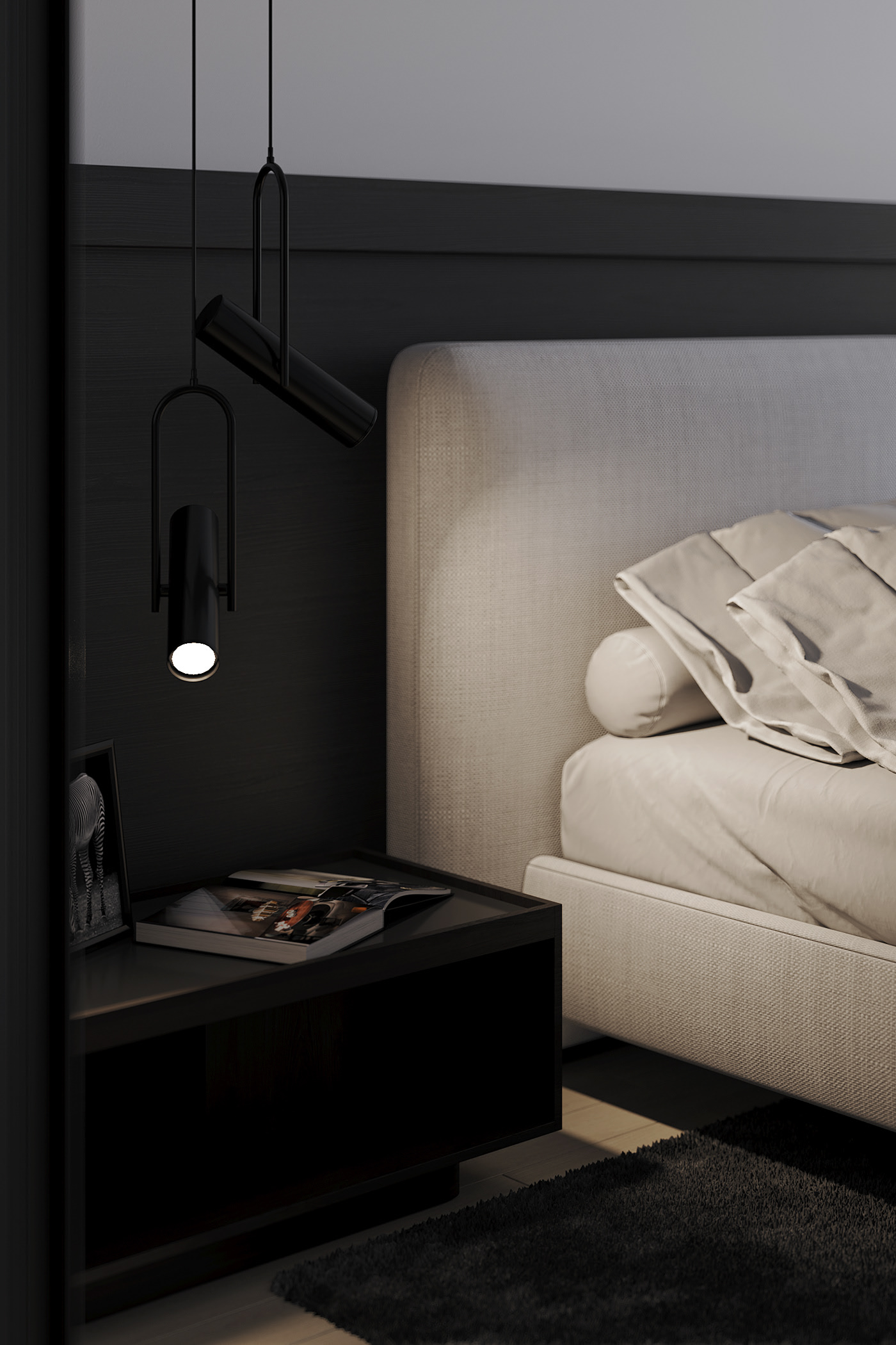 高级灰调子 简约空间-16