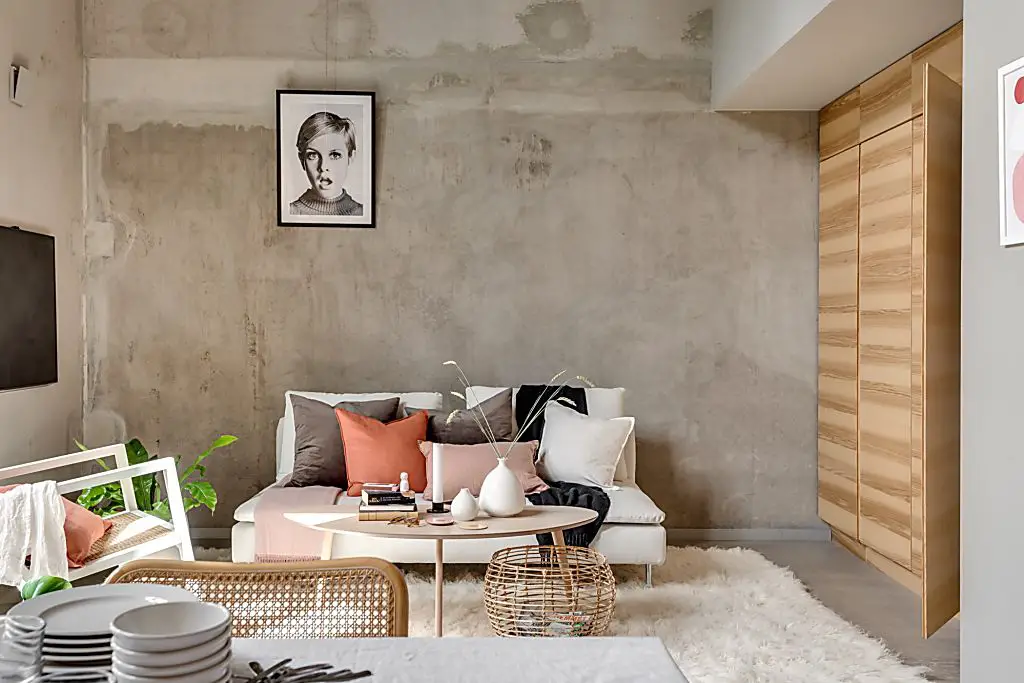 独特粉色工业风，60m2 两层公寓设计惊艳亮相-6