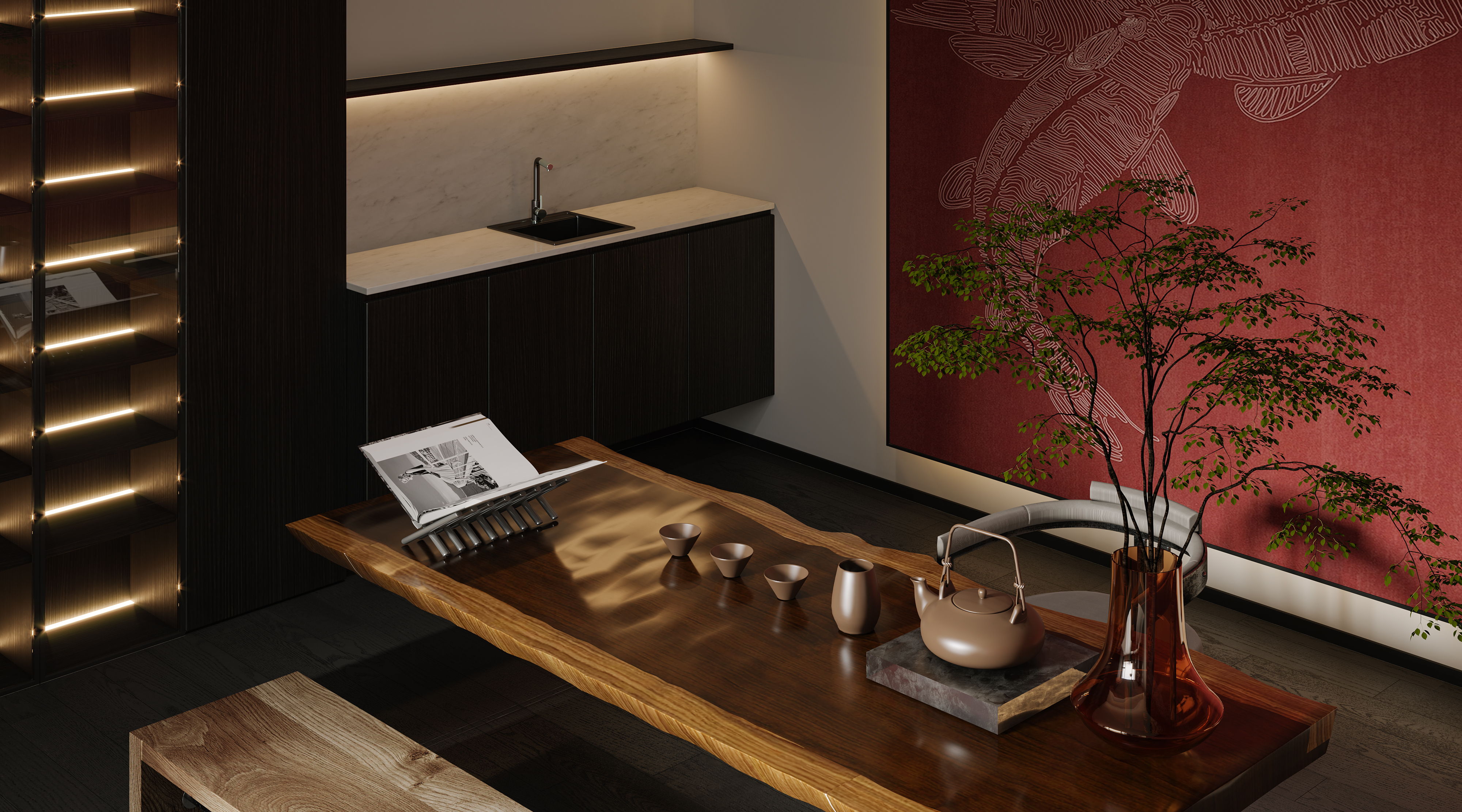 现代简约平层空间丨左舍-41