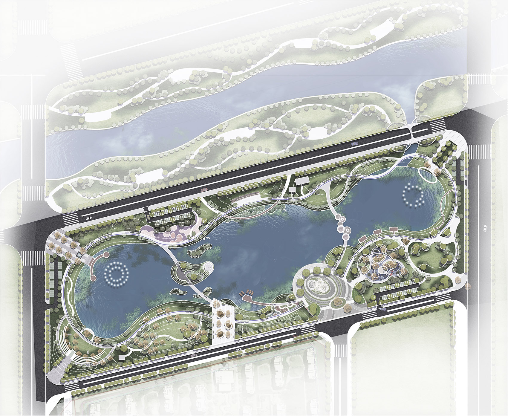 周口万达芙蓉湖生态城市公园丨中国周口丨林德设计-95