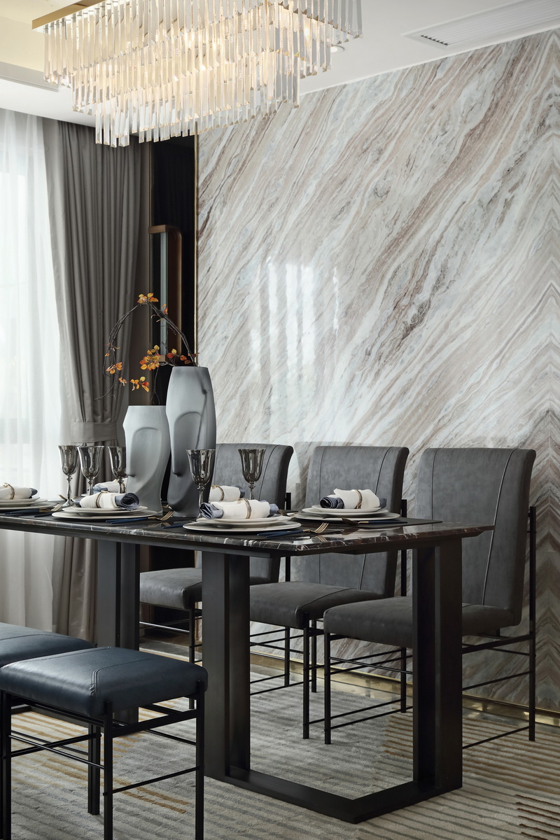 阜阳绿地紫峰馆B户型 | 现代时尚的精致空间-16