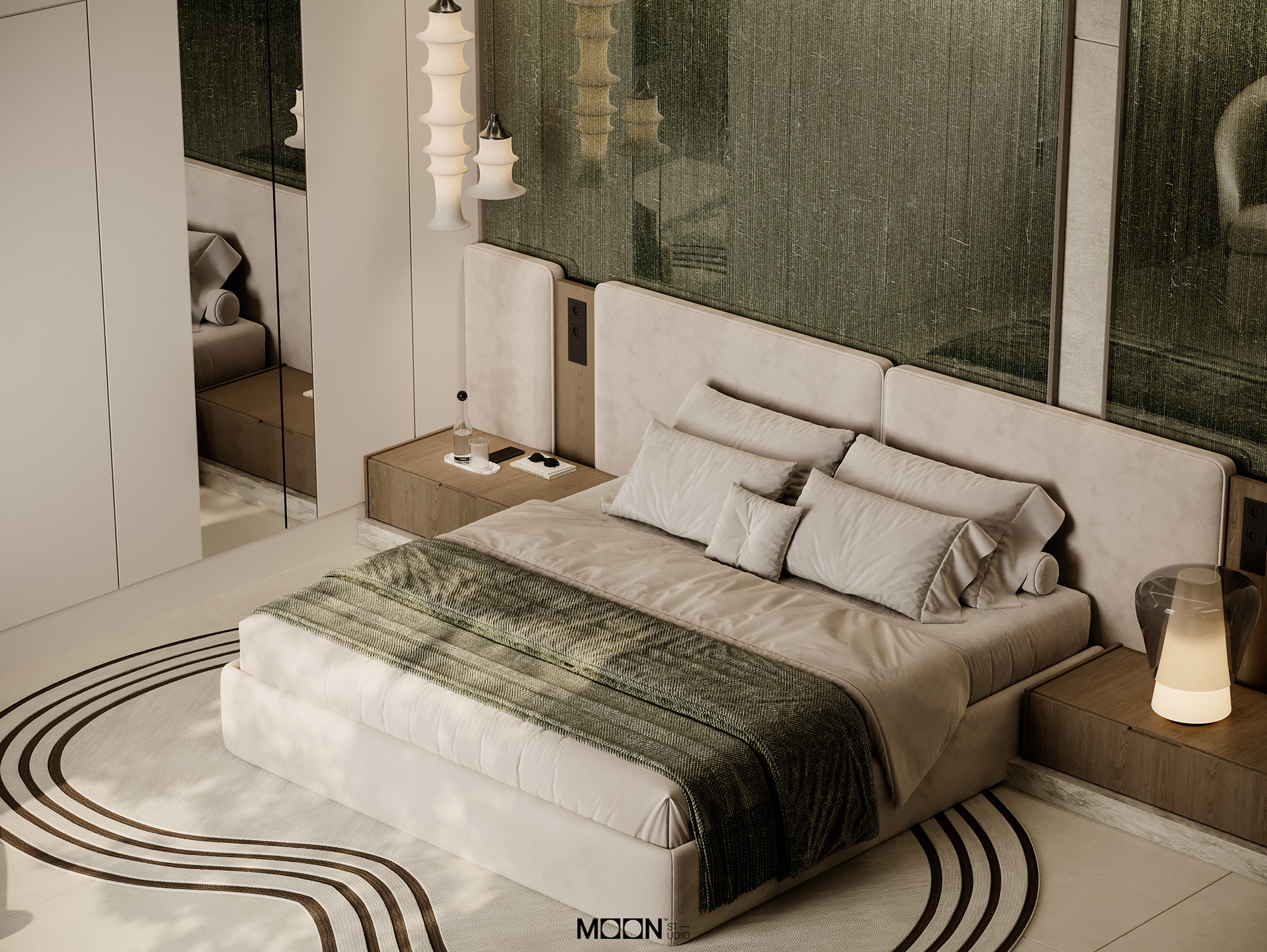 卧室设计

注：原文Desgin拼写有误，正确的拼写应该是Design  丨Moon Studio-7