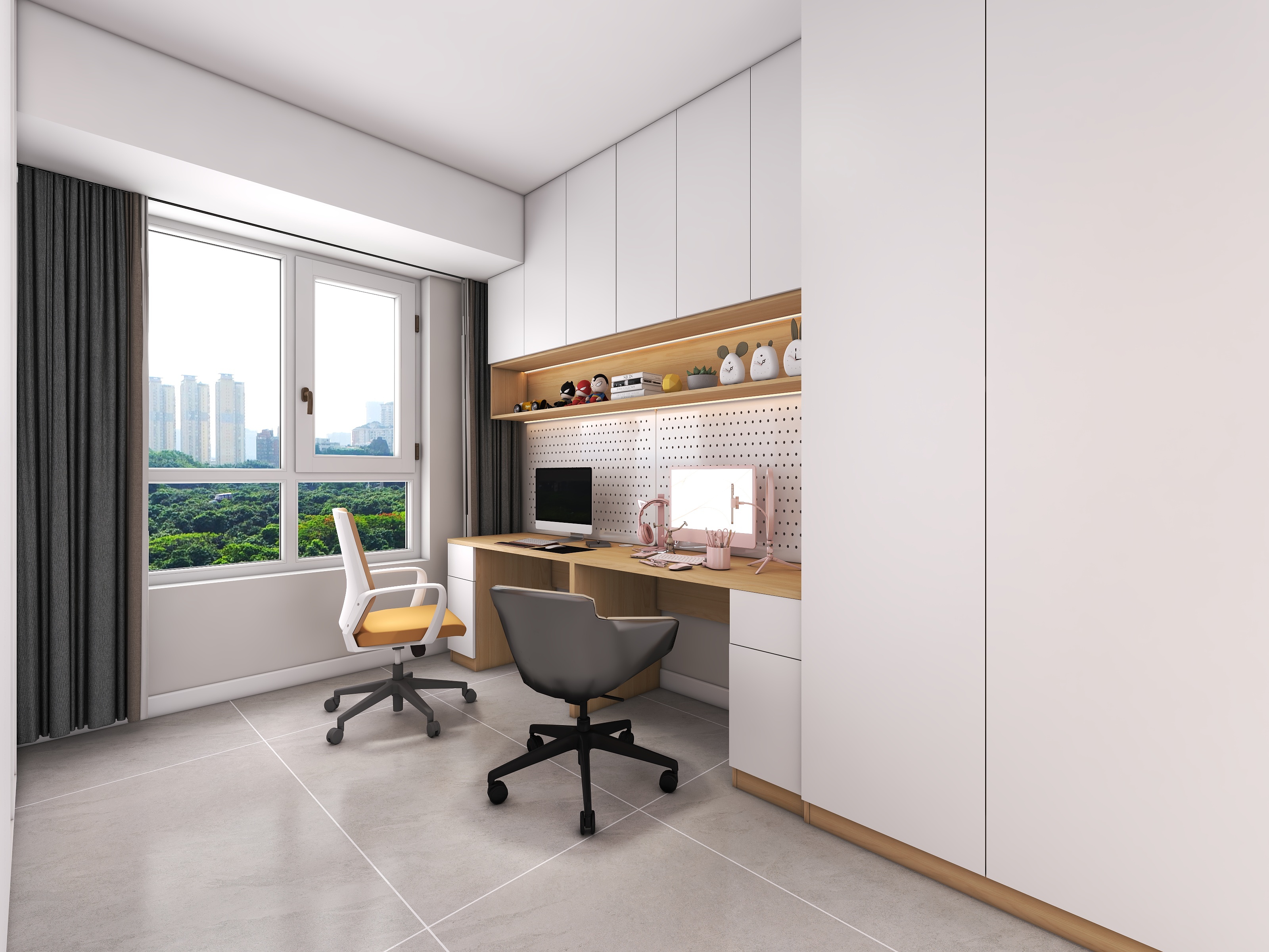 四川成都听湖九园（142平现代简约四居室）-50