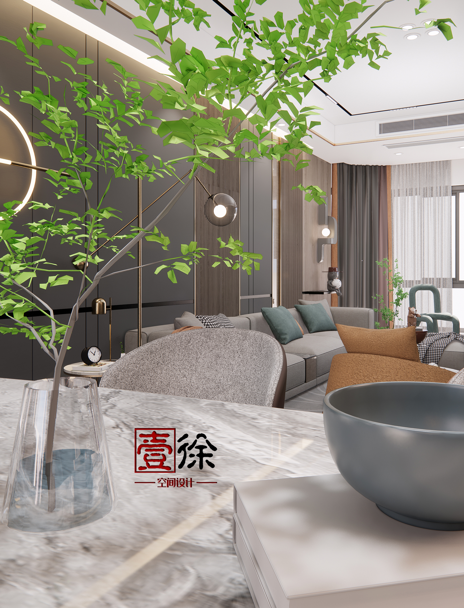 福鼎碧桂园现代轻奢平层设计丨壹徐设计-14