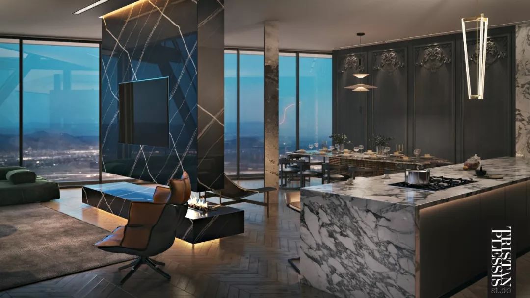 新作·炫酷国际餐厅 低调奢华-57