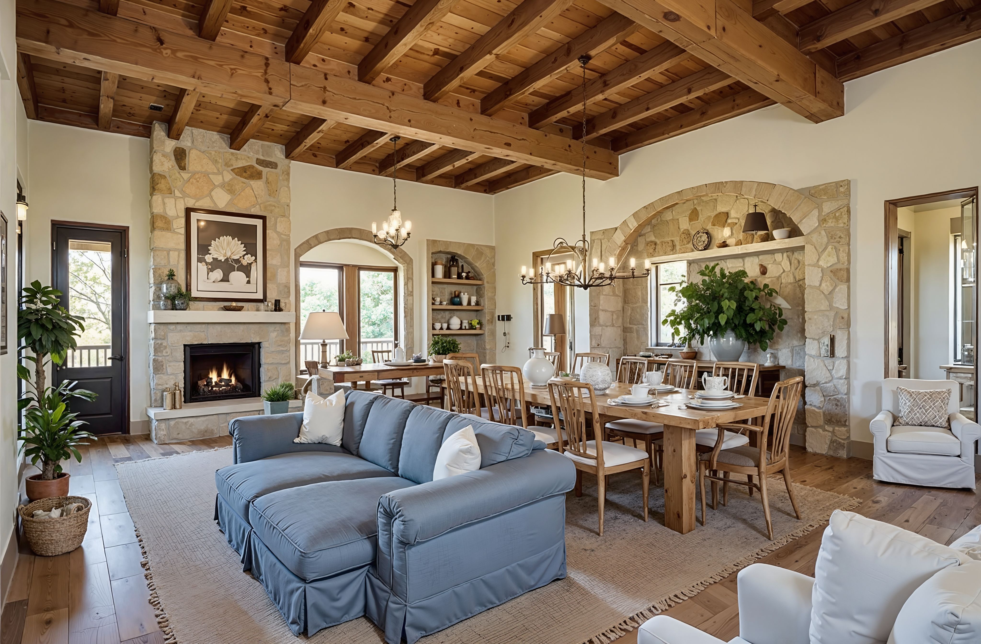 法式乡村客厅设计-18