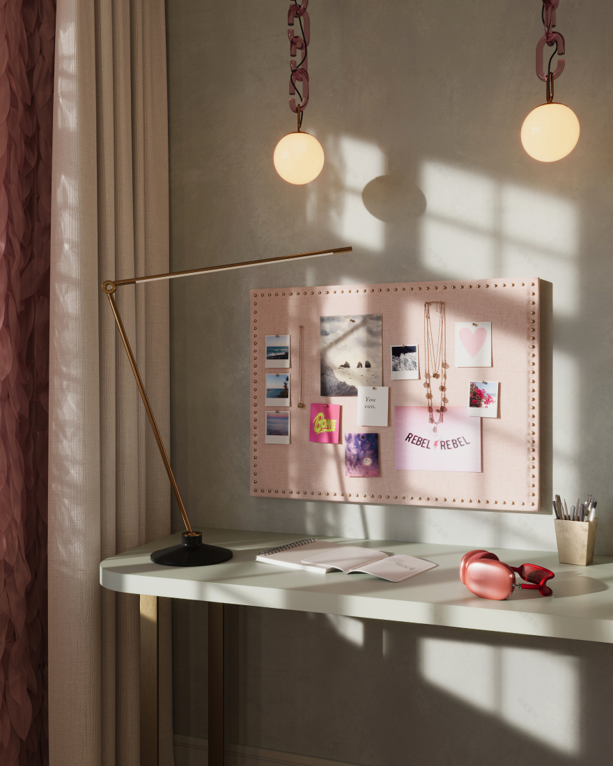 优雅的青少年卧室设计丨Serafima Suchilina-12