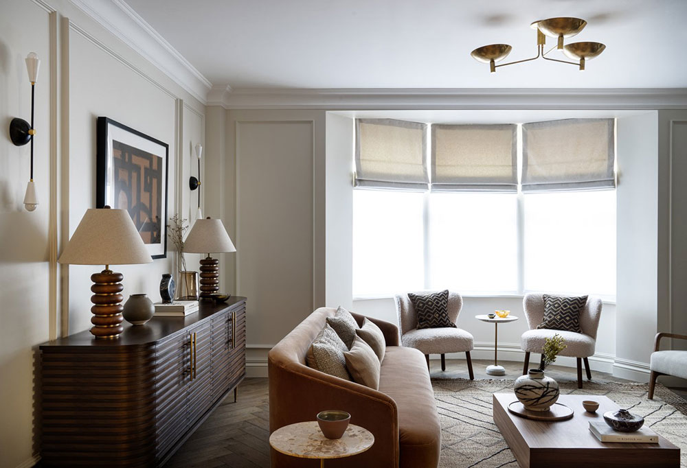 伦敦 Mayfair 区优雅现代公寓设计-6