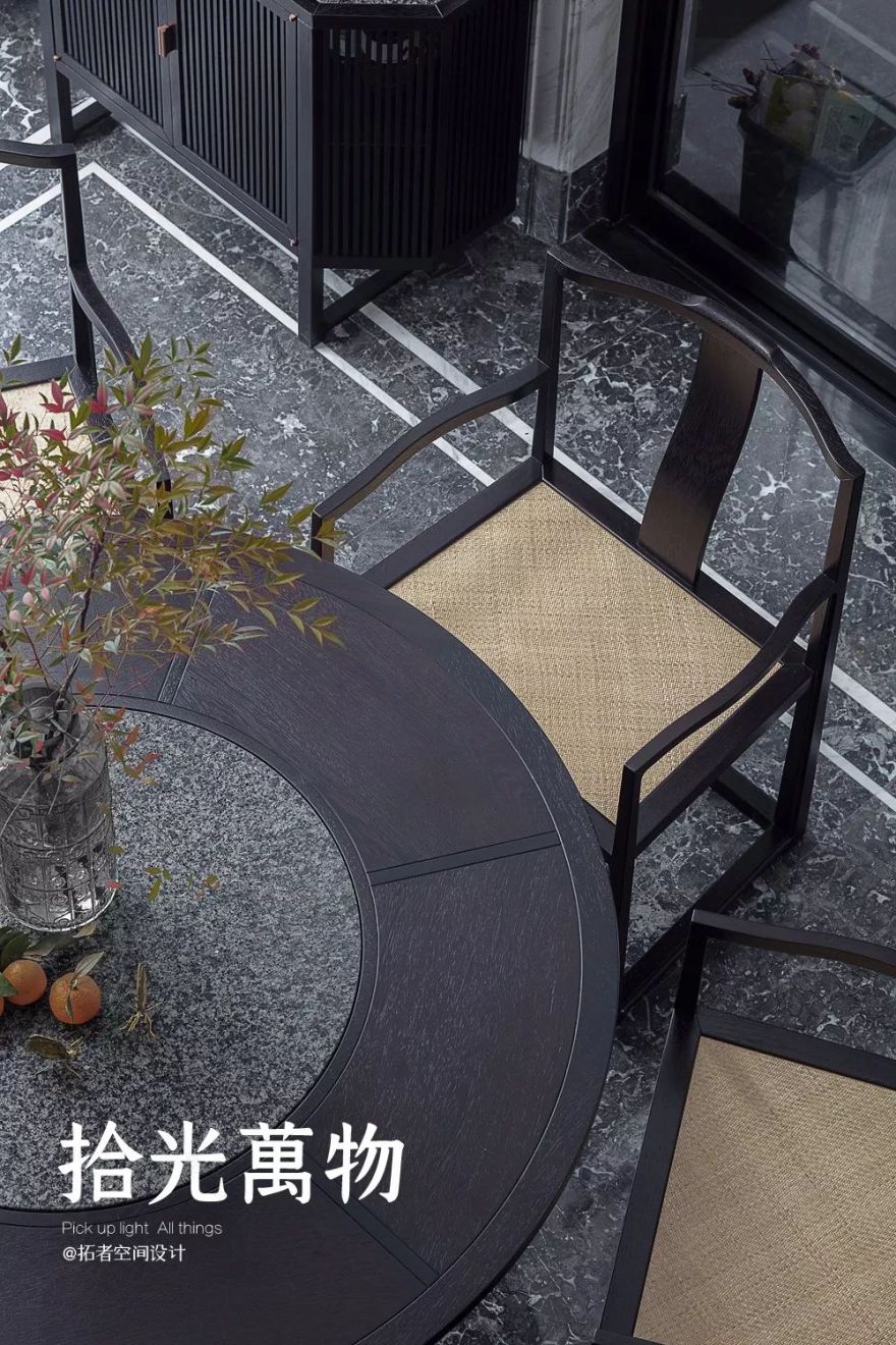 绍兴翡翠园 400㎡中式空间,古韵石韵共融,打造品质生活-2