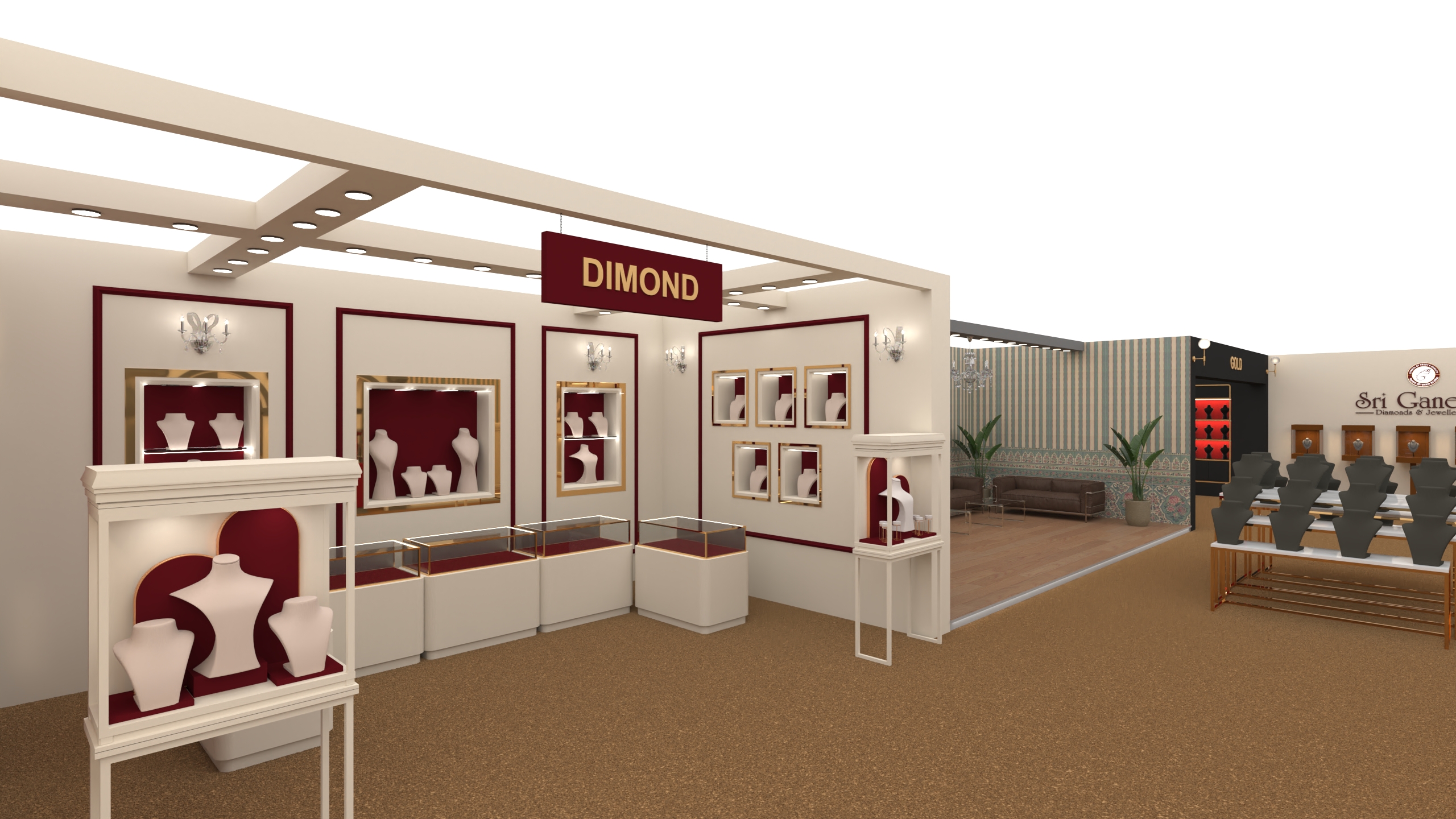 jewellery booth design (9mtr by 12mtr)-11