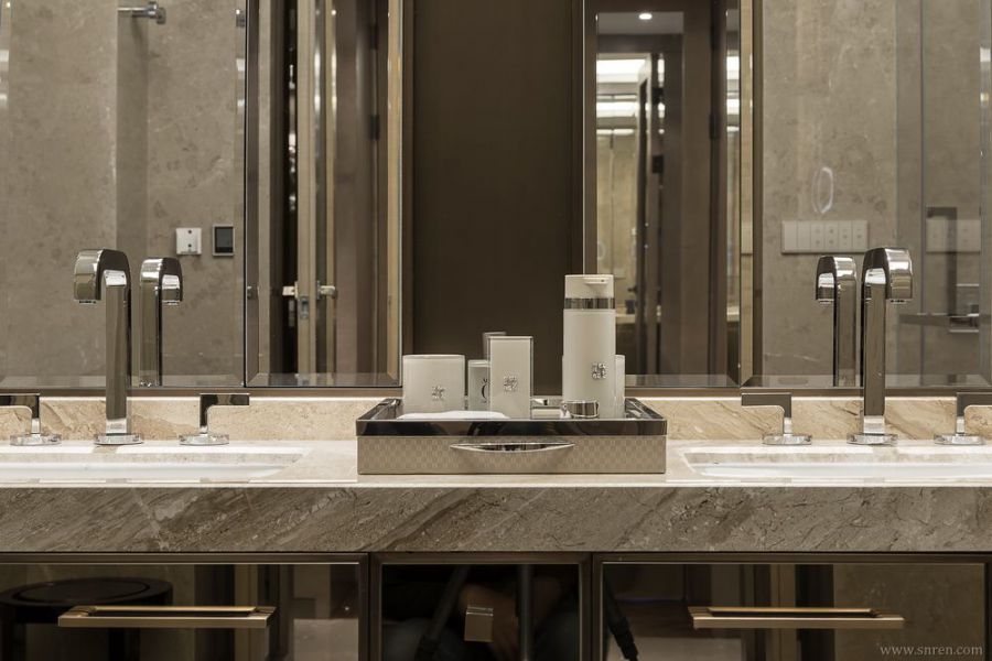 豪华别墅 现代风格KLID达观凌子达  翡翠滨江310m²样板房-3