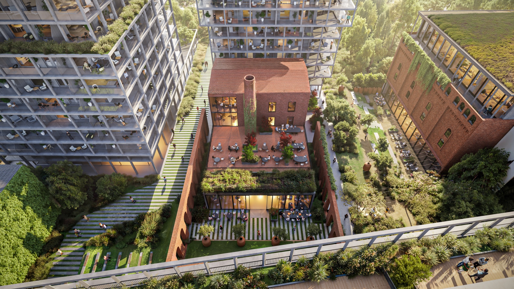 格利维采两座住宅塔楼及区域改造项目丨波兰格利维采丨Frantagroup Architects-7