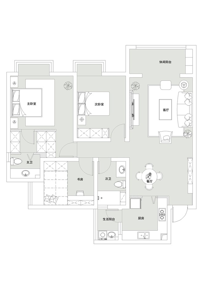 在时光中盛开丨中国德阳丨清羽设计-21
