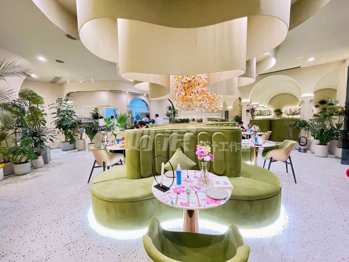 网红餐厅设计 西餐厅 花园餐厅 餐饮设计公司 商业设计-1