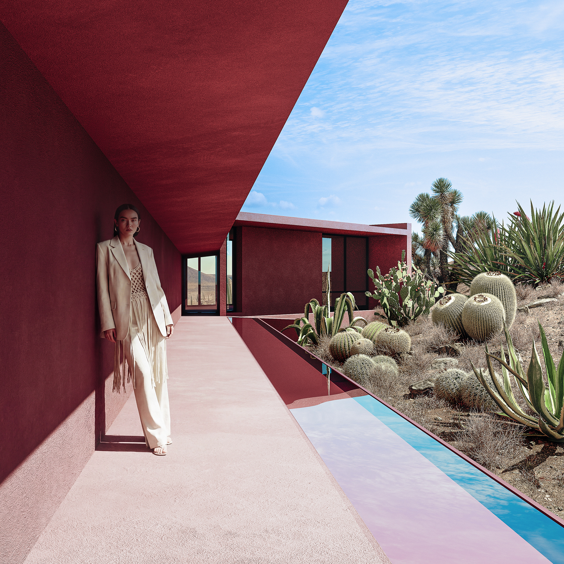 Casa Roja 别墅景观-3