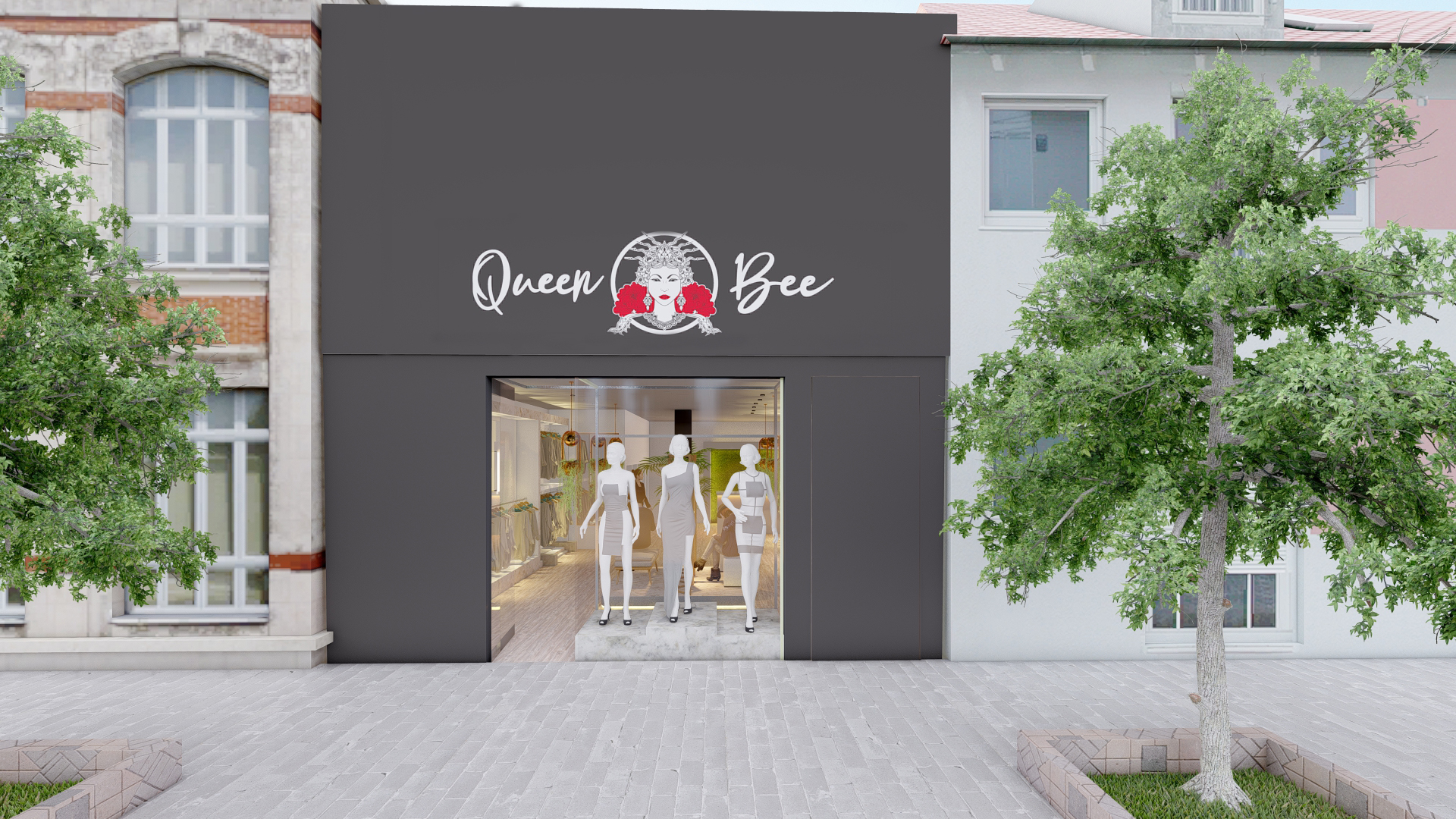 Diseño comercial 3D Queen Be-5