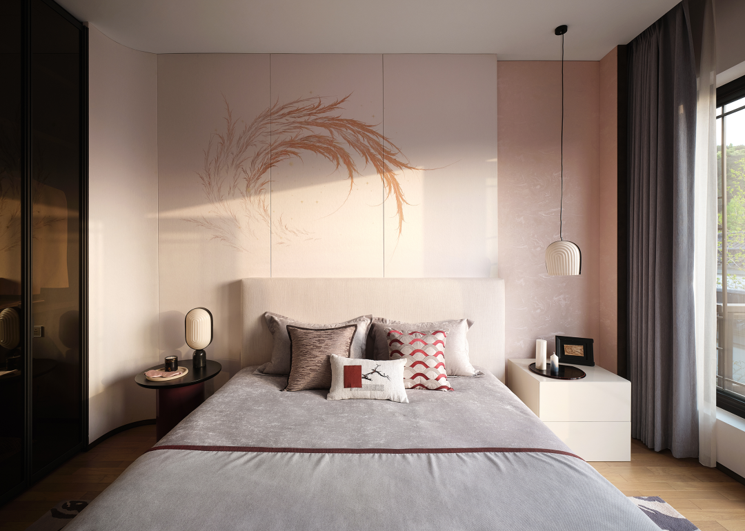 银杏汇湘湖天境 新中式挑空别墅丨中国杭州丨H.N.LIN空间美学馆-128