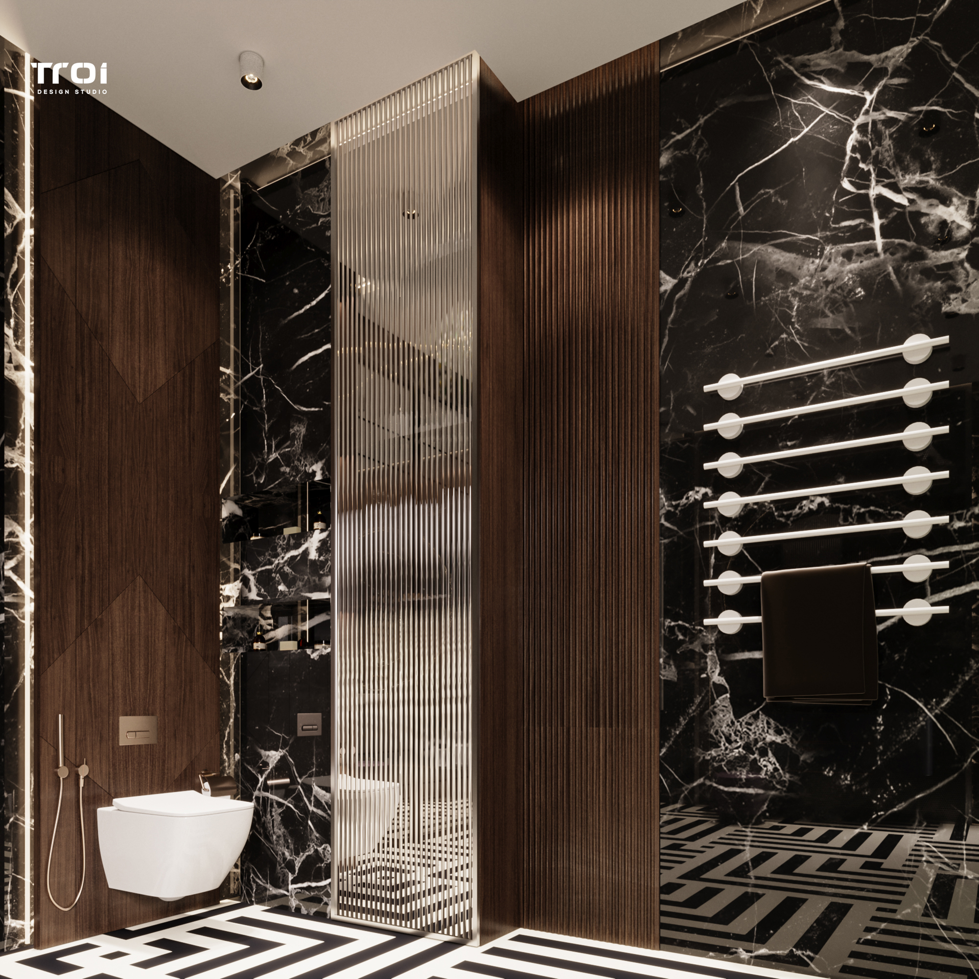 豪华浴室丨Troi Design Studio-19