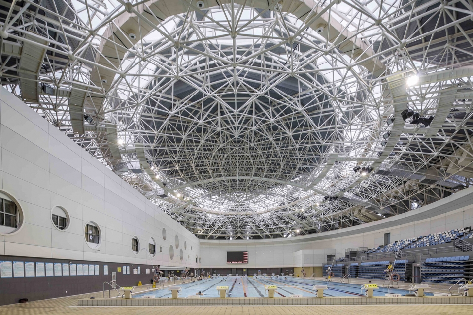 苍南体育中心 | 型钢桁架结构与曲线美学的完美结合-62