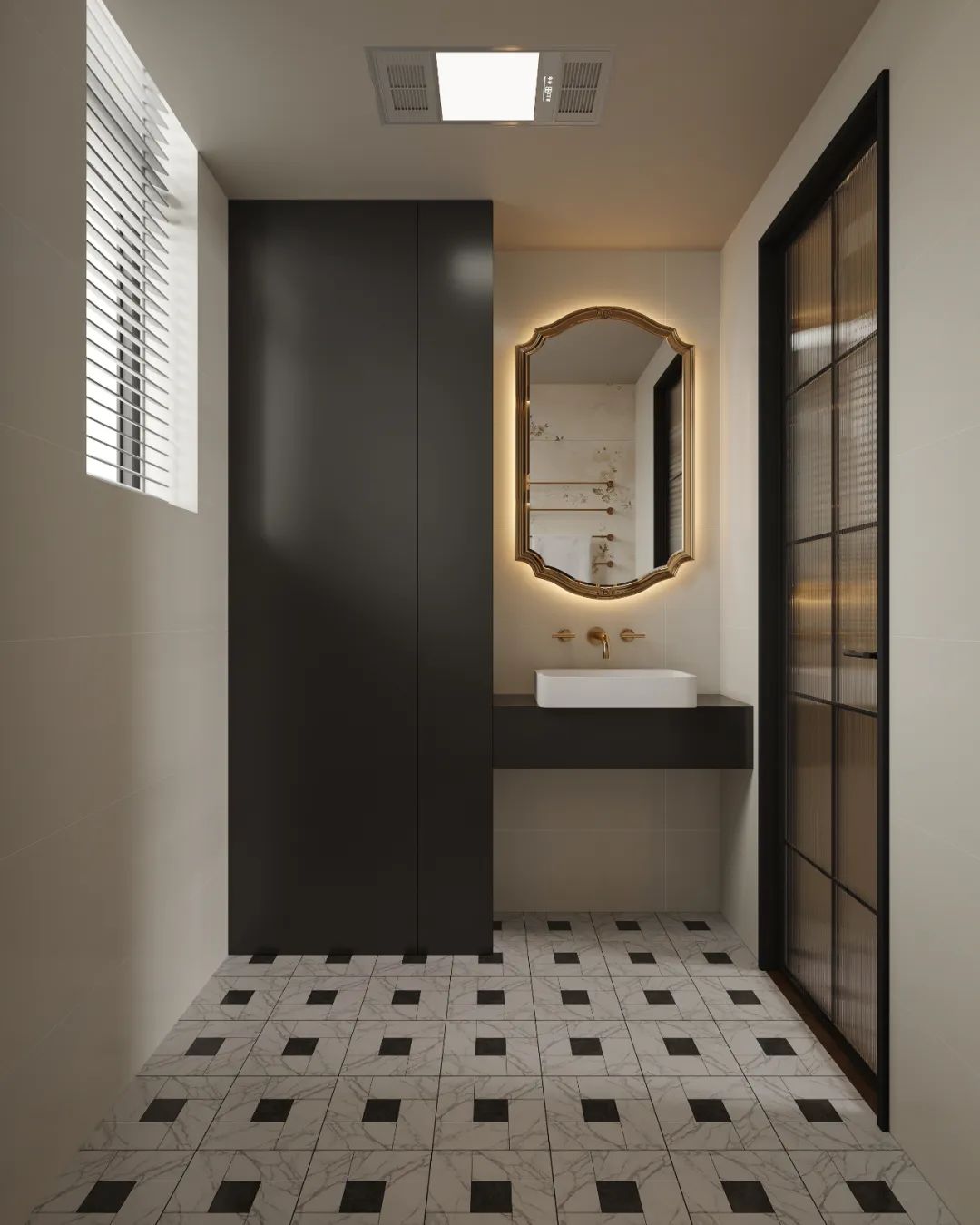 深圳如愿空间设计丨罗湖·东海富汇豪庭62㎡，水墨画般的海派浪漫-29