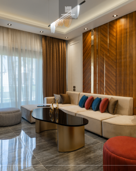 实景实拍 奢华客厅丨埃及开罗丨A2Z Architects