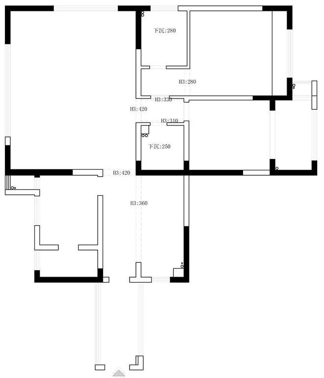 三居140平米装修案例-12
