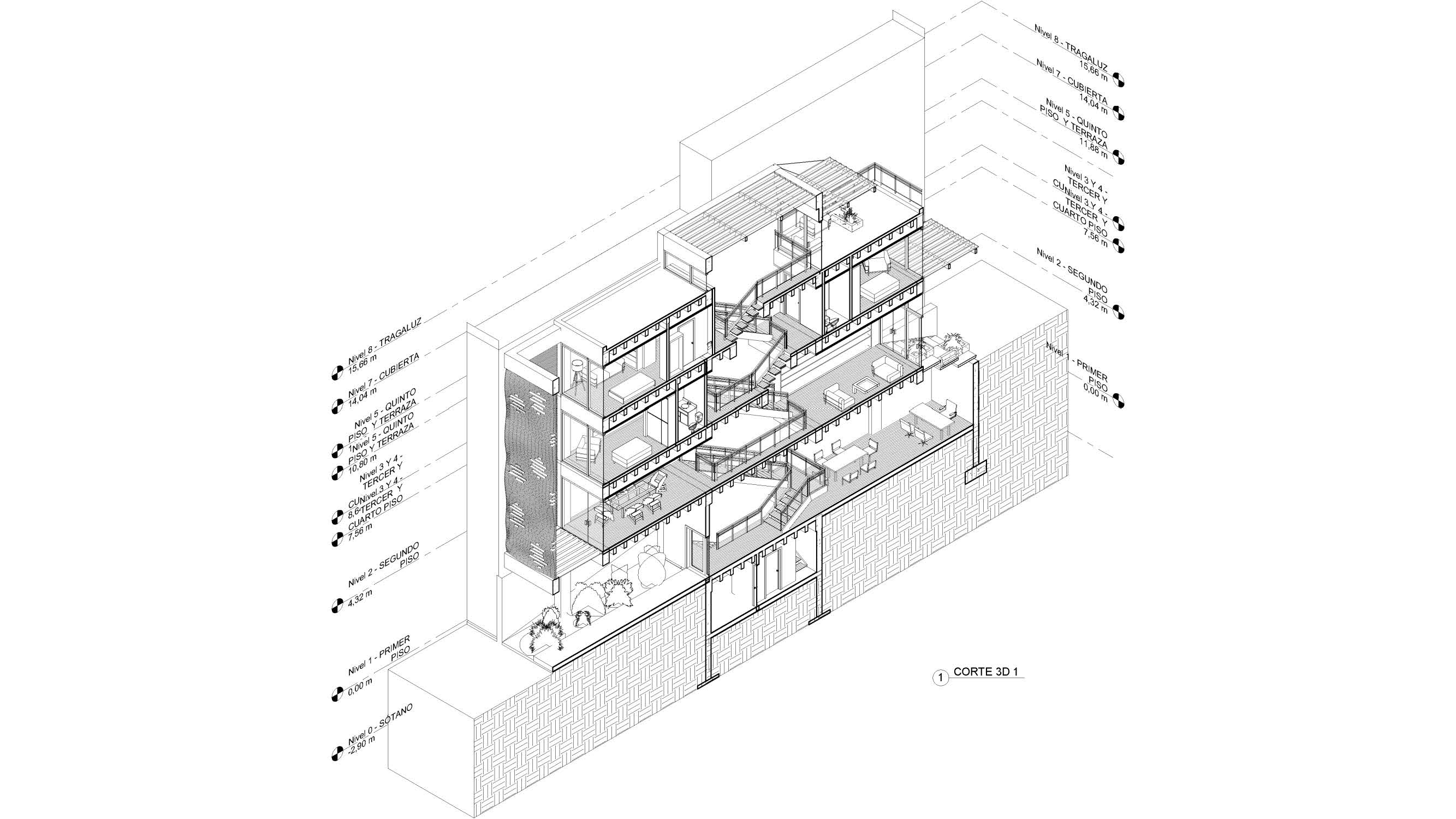 UNC PROYECTO DE LA MATERIA AL ESPACIO: CASA VERTICAL-45