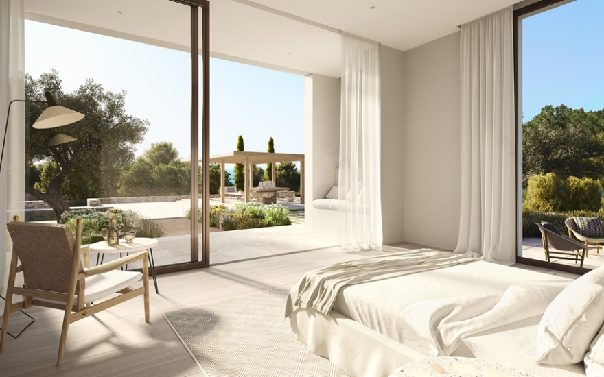 18 位建筑大师的伊维萨岛私人别墅设计,自然融入奢华-65