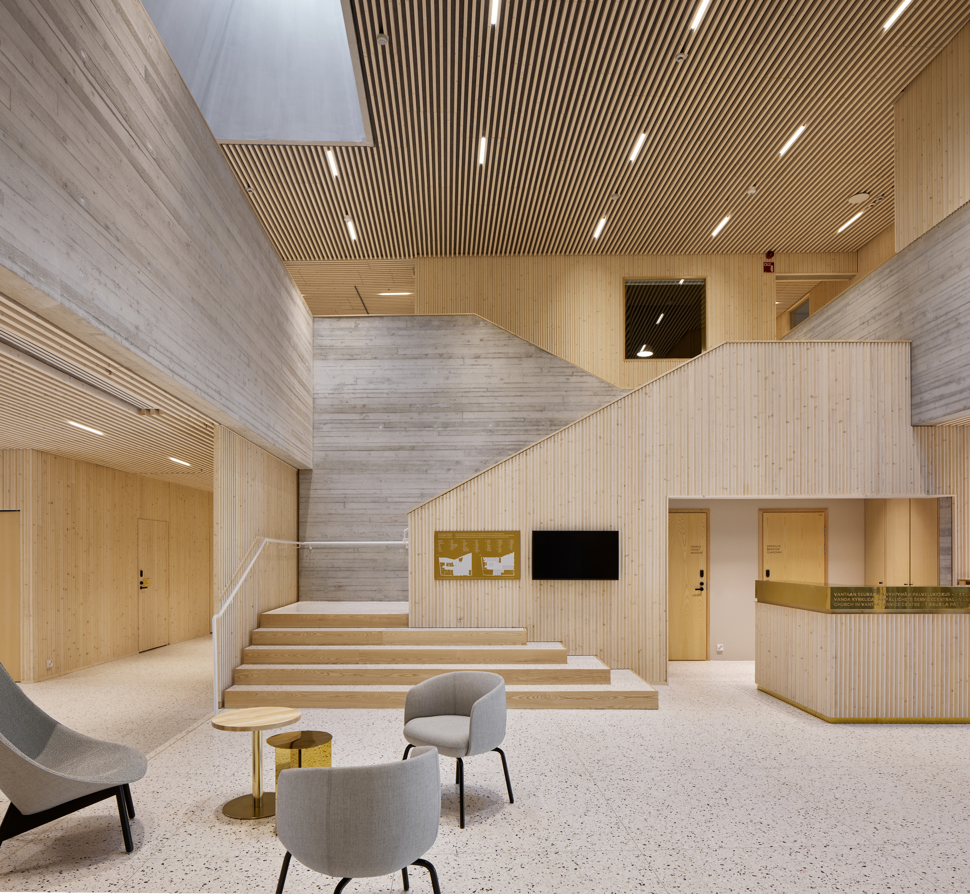 蒂古里拉教堂和住宅丨芬兰万塔丨OOPEAA-41