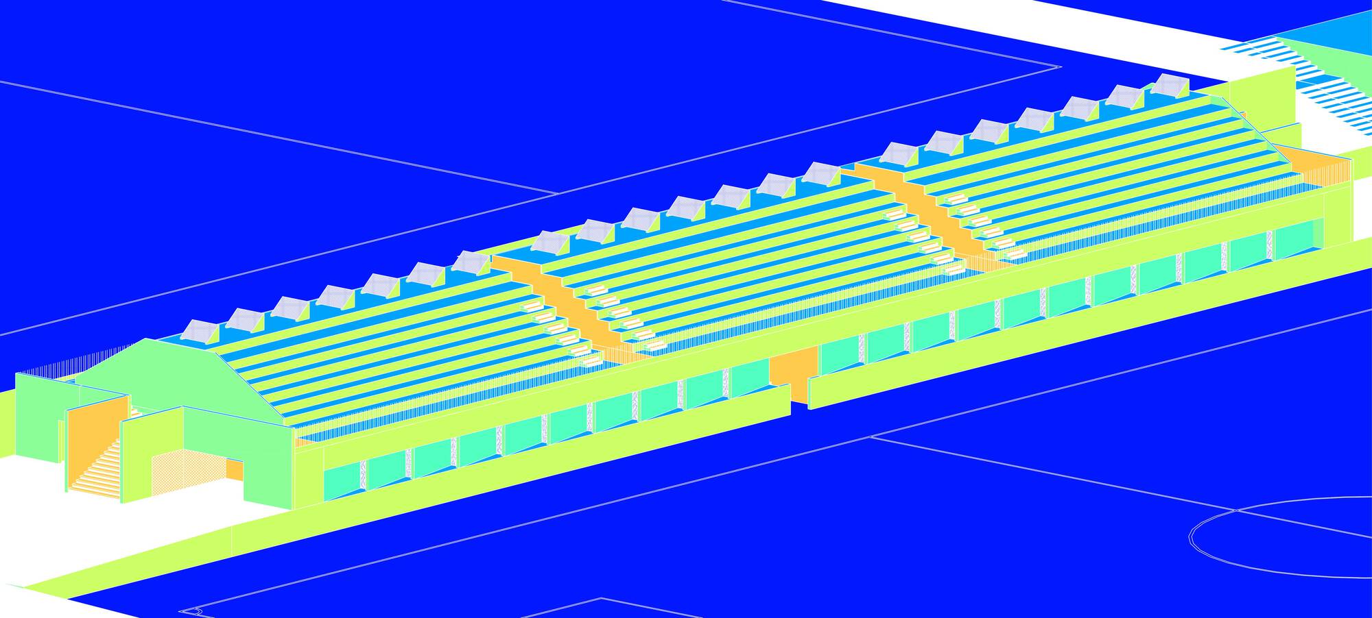 Aveiro 市体育场看台大楼训练综合体丨葡萄牙丨SUMMARY-50