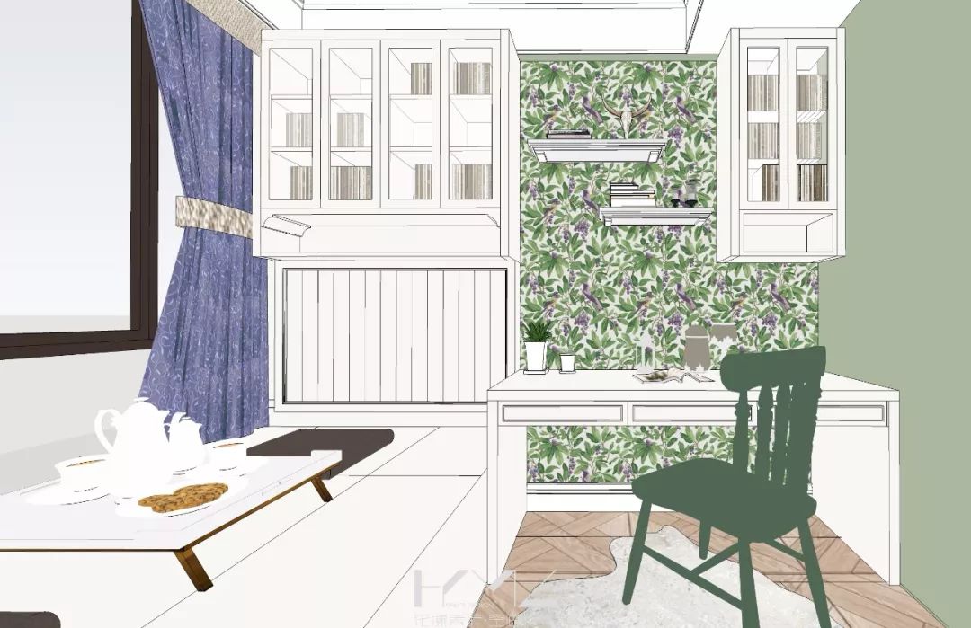 南京新城香悦澜山 124 平米美式田园风设计,温馨雅致-49