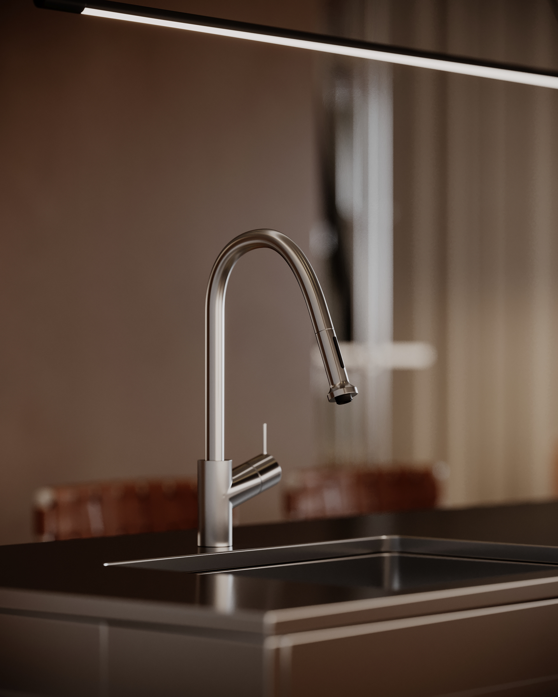 客厅设计与可视化丨乌克兰丨Roman Palaida-11