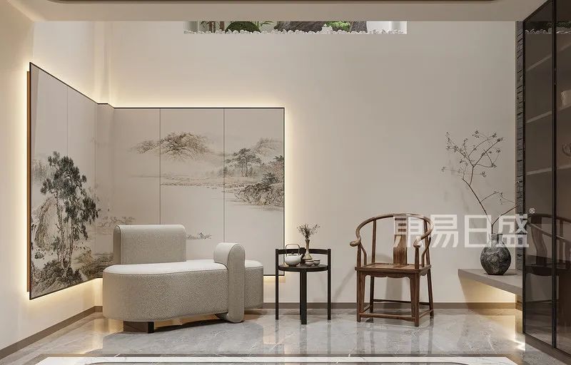 300m²新中式叠墅装修，大隐于世的东方美学-16