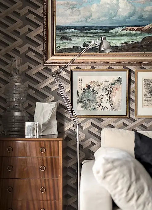 独特图形墙纸打造非凡空间-4