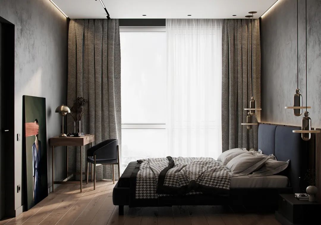 现代简约轻奢住宅丨BODES Studio-33