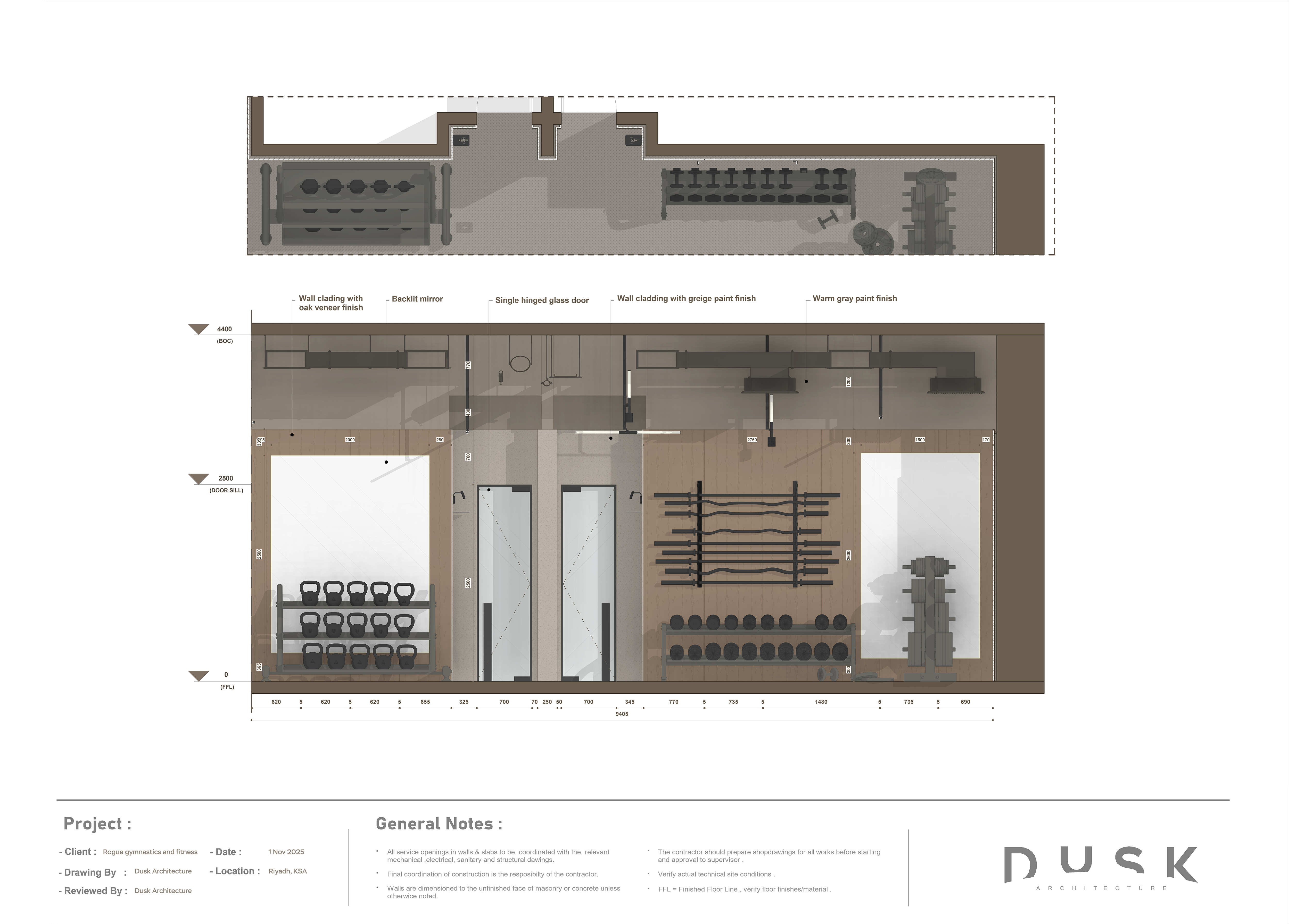 流氓健身俱乐部丨沙特阿拉伯利雅得丨Dusk Architecture-49