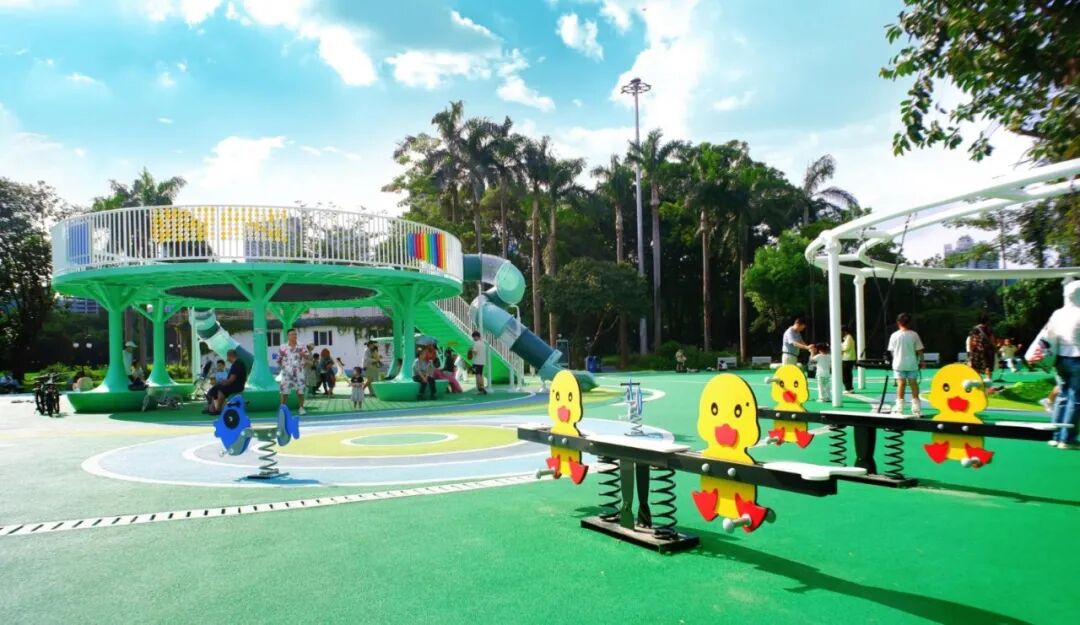 深圳城市记忆洪湖公园：荷塘月色主题儿童乐园丨龙祥康体设计施工整体案例-50
