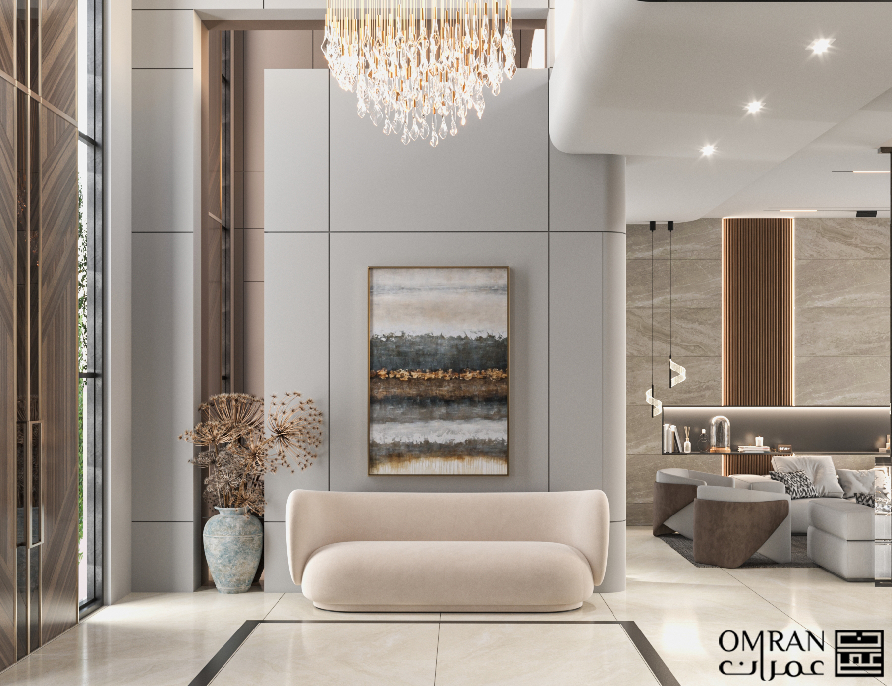 现代别墅豪华室内设计丨巴勒斯坦-3