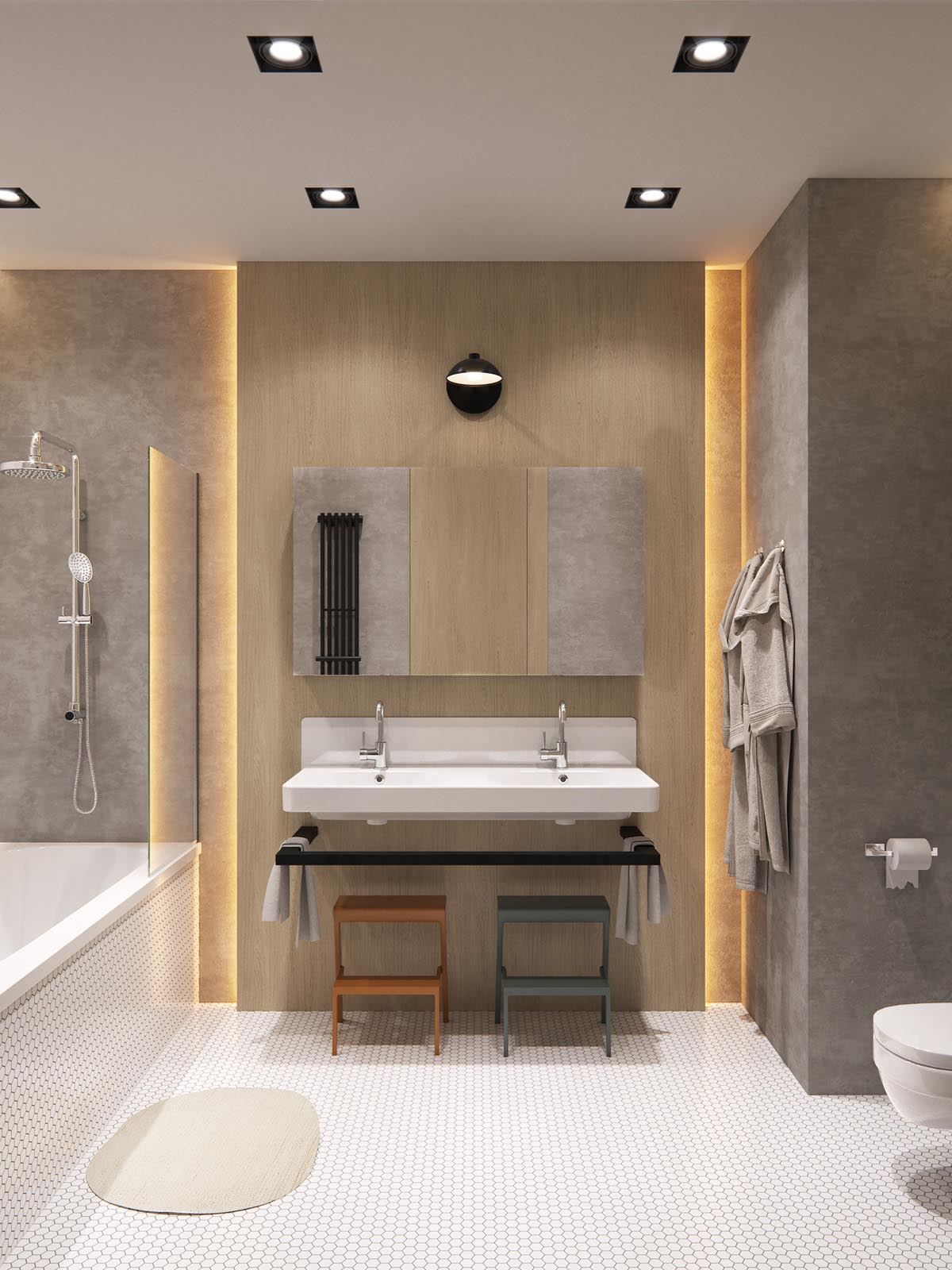 一个简洁的现代家庭  尼斯·巴斯帕洛夫(Denis Bespalov)-18