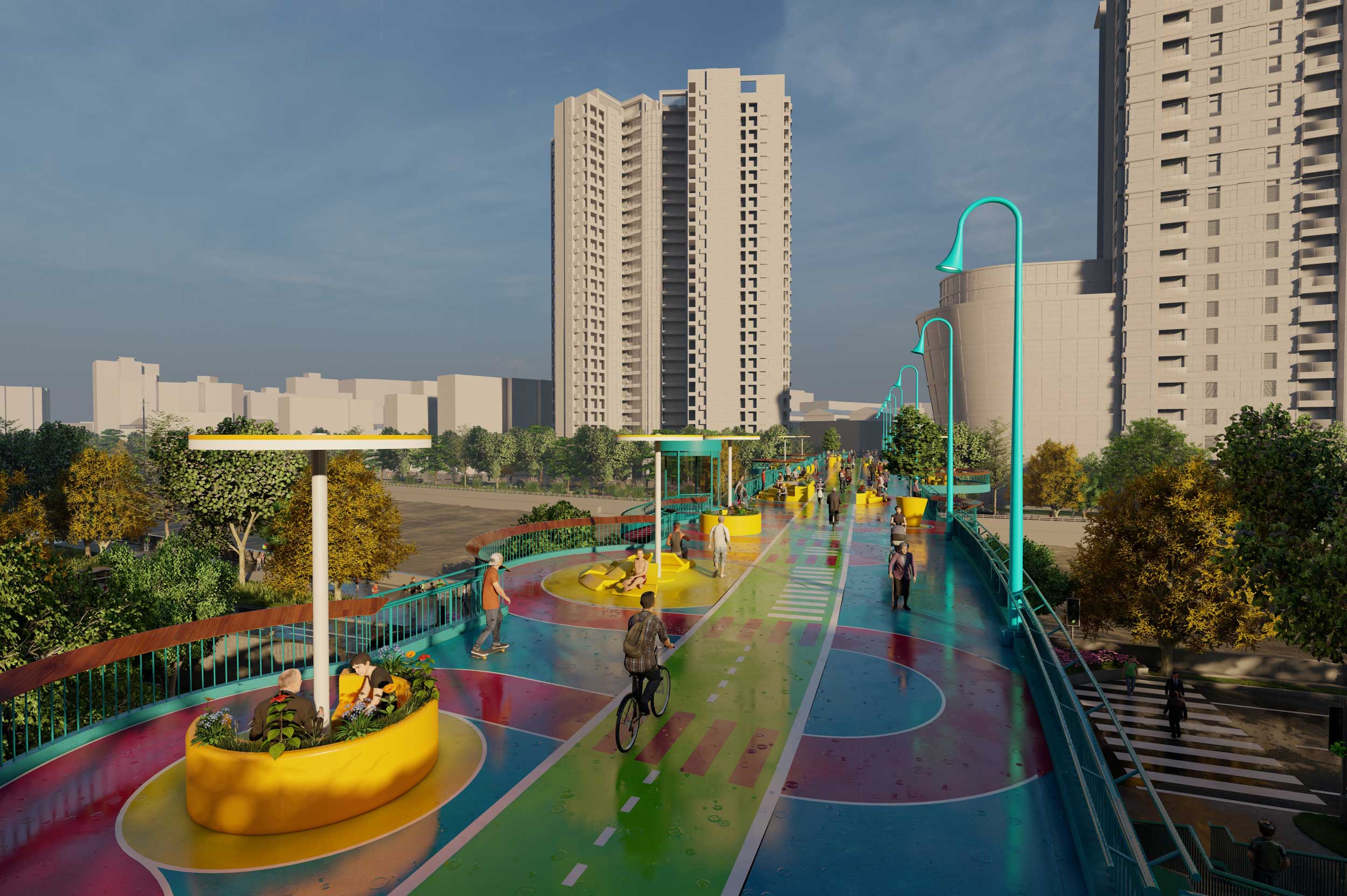 上海普济路高架桥景观-43