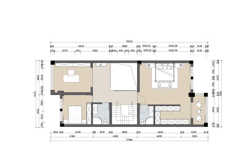 紫廷名苑现代轻奢别墅设计-6