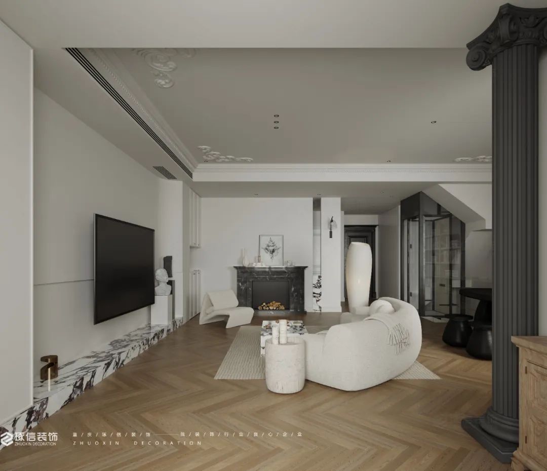 龙樾生态城法式混搭下叠设计丨中国重庆丨吴友鑫-16