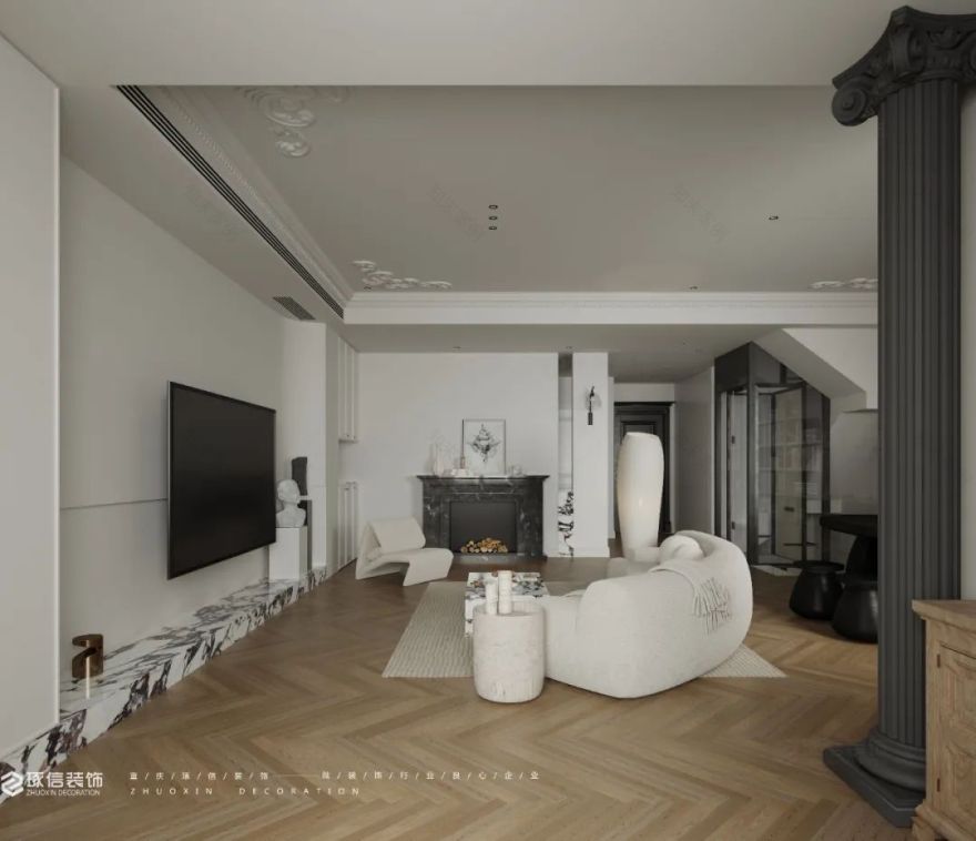 龙樾生态城法式混搭下叠设计丨中国重庆丨吴友鑫-16