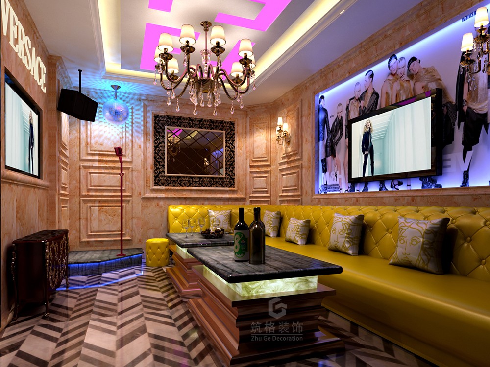 艾美KTV案例3丨成都量贩式KTV装修设计公司-4