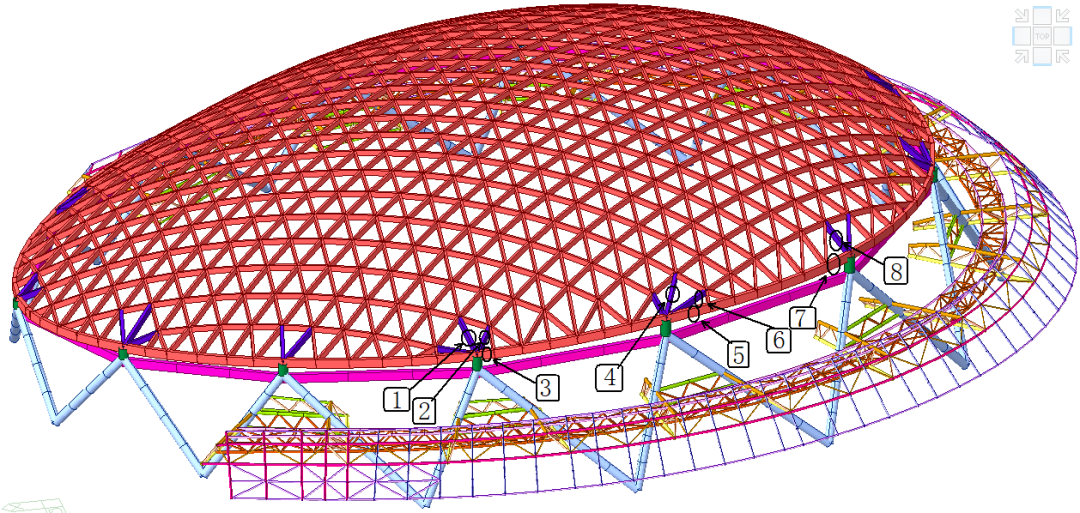 四川南充市复杂钢结构体育场馆设计丨中国南充-96