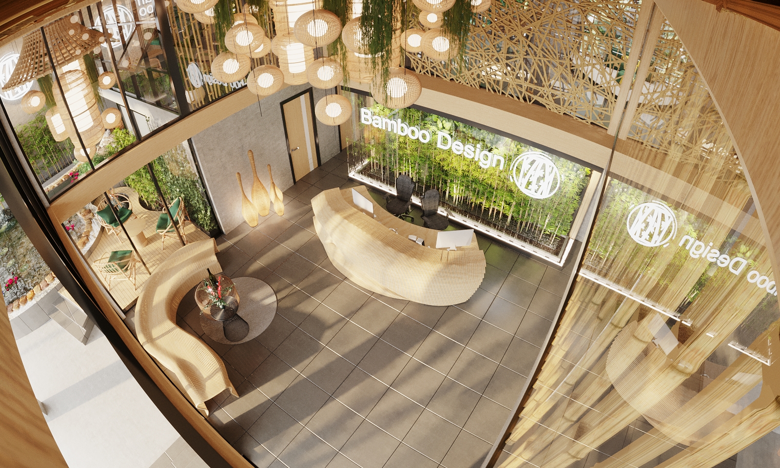 竹子办公室·大厅餐具室-14