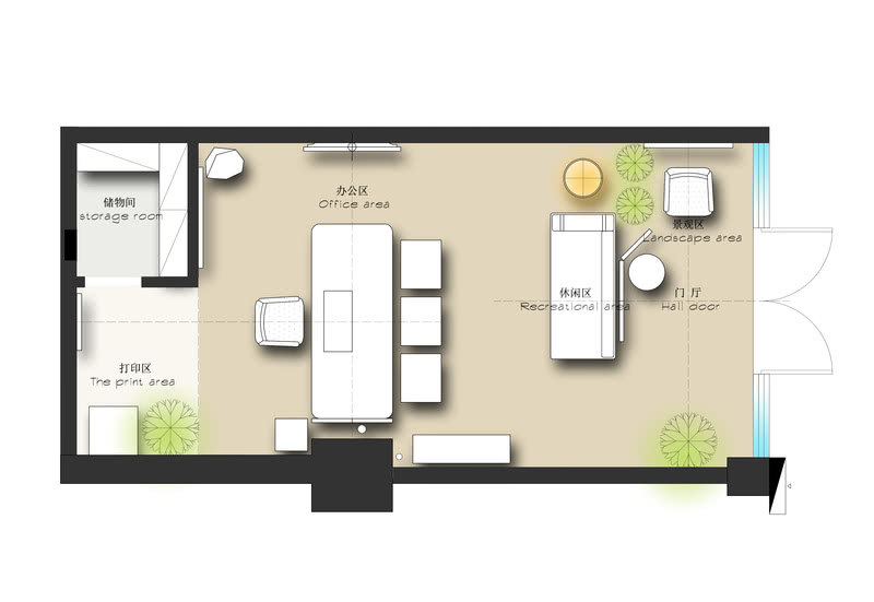 武汉 50㎡现代东方空间设计丨中国武汉丨过白美学-36