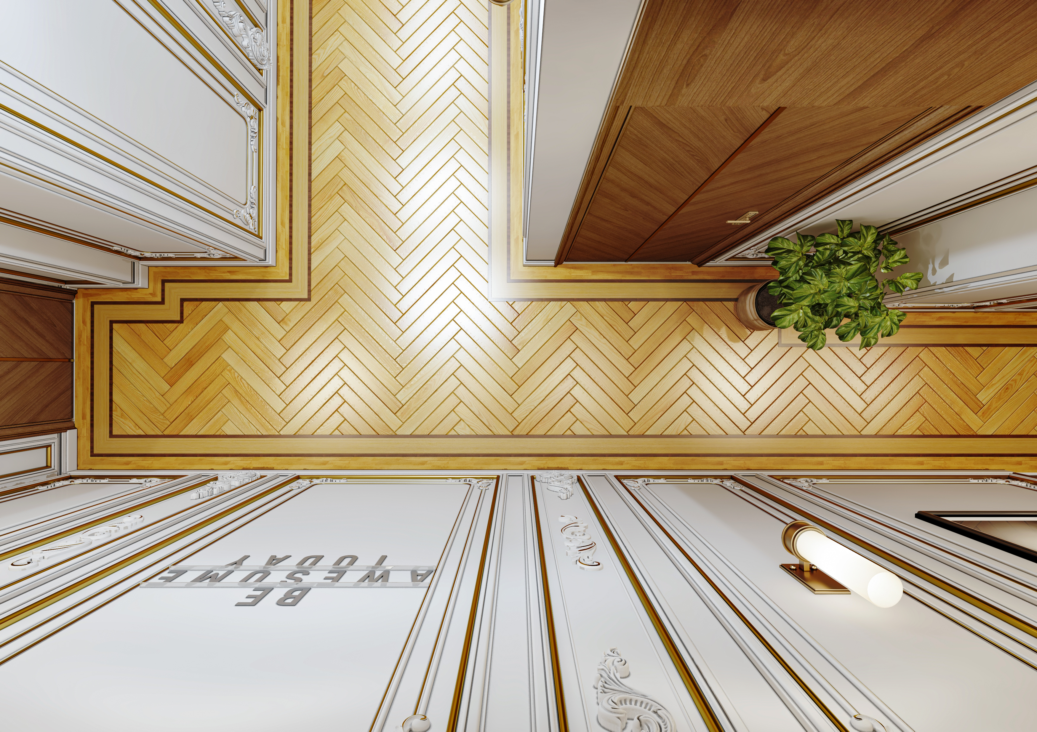 埃及某办公室接待区入口设计-22